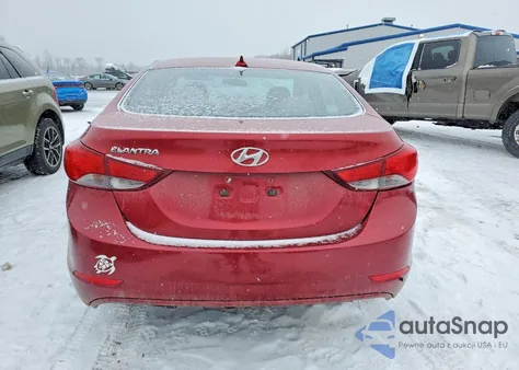 2016 Hyundai Elantra Se из США, поврежденный, VIN 5NPDH4AE6GH679040